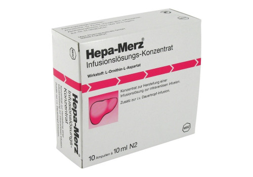 HEPA MERZ Infusionskonz.Ampullen (PZN 1308303)