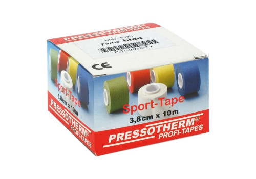 PRESSOTHERM Sport-Tape 3,8 cmx10 m blau (PZN 2002374)
