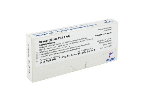 BRYOPHYLLUM 5% 1 ml Injektionslösung (PZN 1755829)