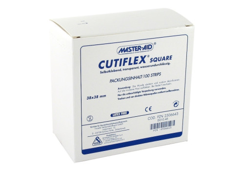 CUTIFLEX Folien-Pflaster square 38x38 mm MasterAid (PZN 2506643)