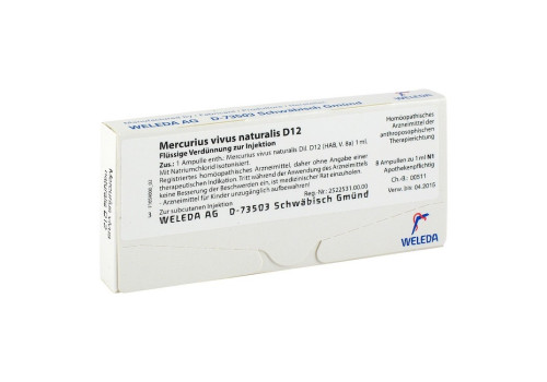 MERCURIUS VIVUS NATURALIS D 12 Ampullen (PZN 2745951)