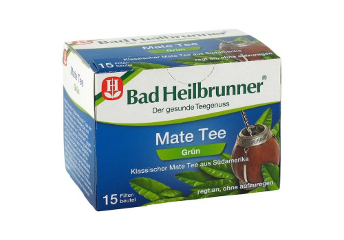 BAD HEILBRUNNER Mate Tee grün Filterbeutel (PZN 3642207)