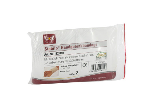 BORT Stabilo Handgelenkbandage Gr.2 haut (PZN 3537203)