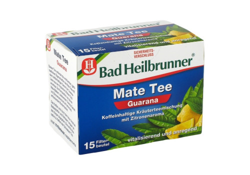 BAD HEILBRUNNER Guarana Mate Tee Kräuterpower Fbtl (PZN 4998389)