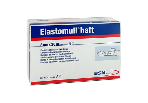 ELASTOMULL haft 8 cmx20 m Fixierbinde (PZN 6618468)