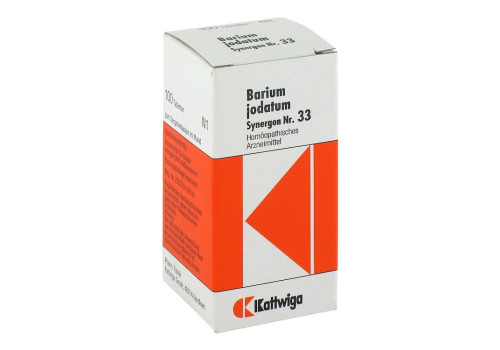SYNERGON KOMPLEX 33 Barium jodatum Tabletten (PZN 4905703)