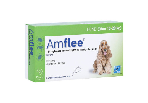 AMFLEE 134 mg Spot-on Lsg.f.mittelgr.Hunde 10-20kg (PZN 11099817)