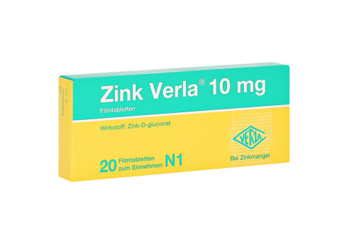 Zink Verla 10mg (PZN 8912172)