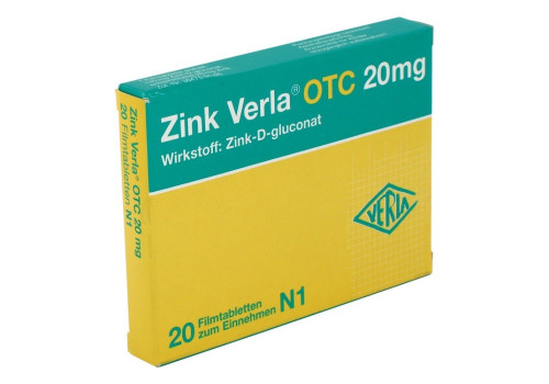 Zink Verla OTC 20mg (PZN 3000526)