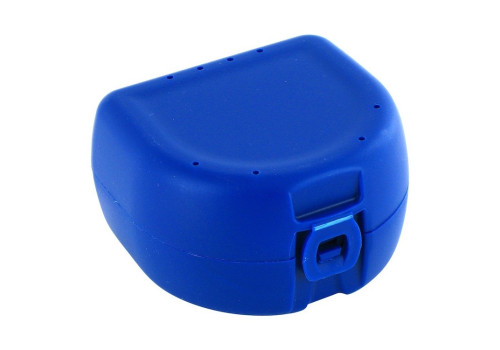 PROTHESEN ZAHNSPANGENBOX universal dunkelblau (PZN 3150616)