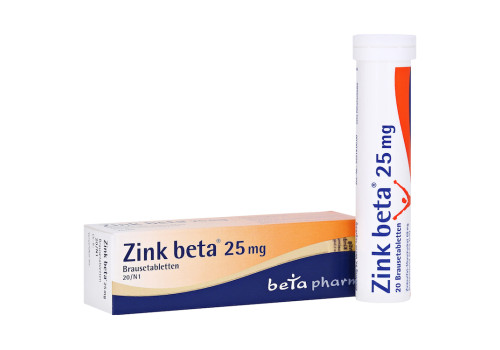 Zink beta 25mg (PZN 8653457)