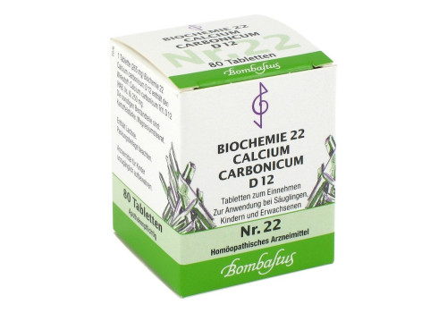 BIOCHEMIE 22 Calcium carbonicum D 12 Tabletten (PZN 4325259)