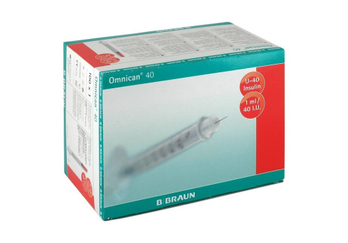 OMNICAN Insulinspr.1 ml U40 m.Kan.0,30x8 mm einz. (PZN 460836)