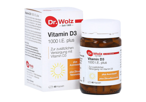 VITAMIN D3 1.000 I.E. plus Dr.Wolz Kapseln (PZN 6562124)
