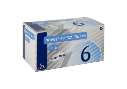 NOVOFINE 6 mm Kanülen 32 G Tip etw (PZN 5049790)