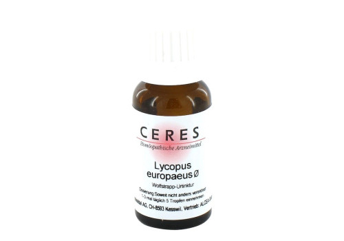 CERES Lycopus europaeus Urtinktur (PZN 179128)
