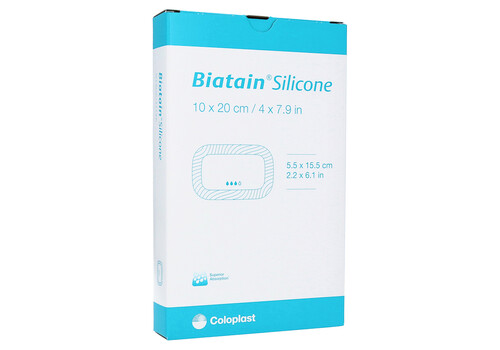 BIATAIN Silicone Schaumverband 10x20 cm (PZN 11486000)