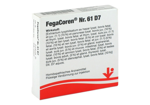 FEGACOREN Nr.61 D 7 Ampullen (PZN 6487090)