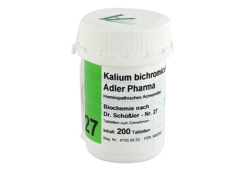 BIOCHEMIE Adler 27 Kalium bichrom D 12 Tabletten (PZN 5455202)