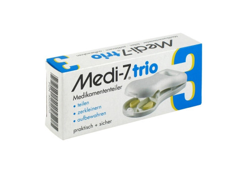 MEDI 7 trio Tablettenteiler weiß (PZN 4522273)