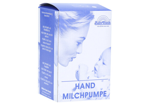 MILCHPUMPE FRANK Hand m.Auffangbeh.Glas m.Abl. (PZN 4362326)