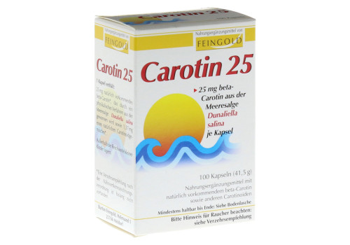 Carotin 25 Feingold Kapseln (PZN 7291839)