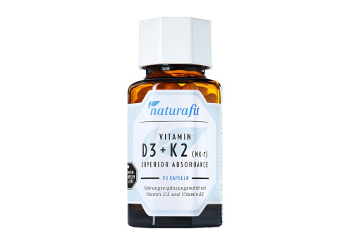 NATURAFIT Vitamin D3+K2 MK-7 superior absorb.Kaps. (PZN 16122449)