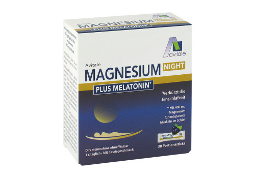 MAGNESIUM NIGHT plus 1 mg Melatonin Direktsticks (PZN 17267167)