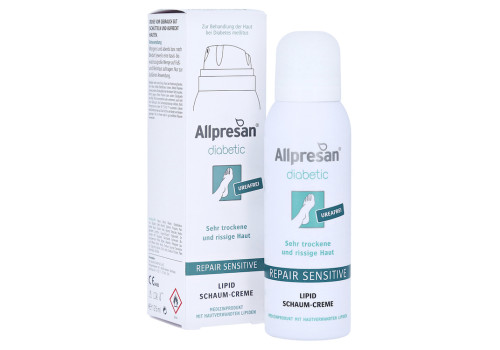 ALLPRESAN diabetic Repair sensitive Schaum-Creme (PZN 14362534)