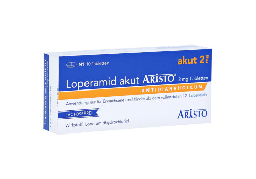 Loperamid akut Aristo 2mg (PZN 7756497)