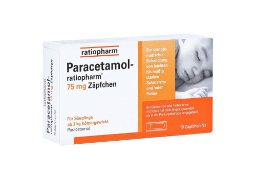 Paracetamol-ratiopharm 75mg (PZN 9263913)