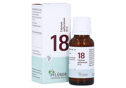 BIOCHEMIE Pflüger 18 Calcium sulfuratum D 12 Glob. (PZN 17278320)