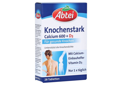 ABTEI Knochenstark Calcium 600+D3 Tabletten (PZN 12475760)