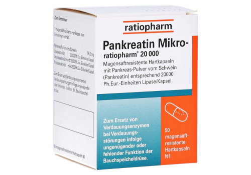 Pankreatin Mikro-ratiopharm 20000 – PZN 7097563 (PZN 7097563)