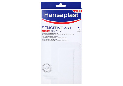 HANSAPLAST Sensitive Wundverband steril 10x20 cm (PZN 16760090)