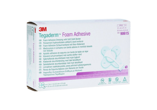 TEGADERM 3M Foam Adhesive 7x7 cm kreuzform 90615 (PZN 10032426)