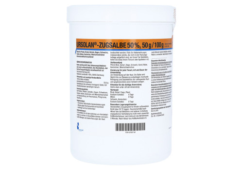 URSOLAN-Zugsalbe 50% vet. (PZN 7007181)