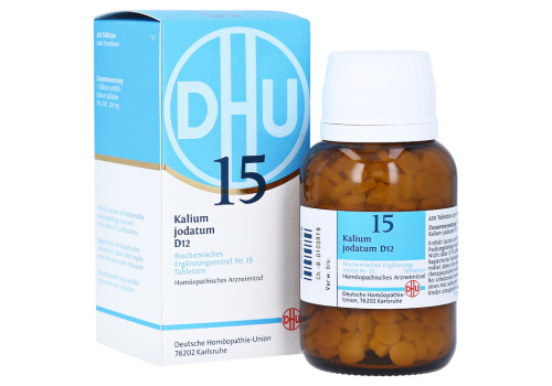 BIOCHEMIE DHU 15 Kalium jodatum D 12 Tabletten (PZN 6584373)