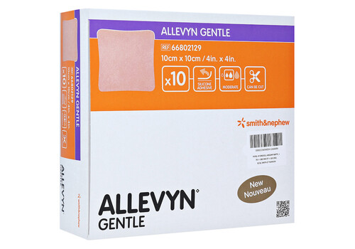 ALLEVYN Gentle 10x10 cm Schaumverb. (PZN 12600202)