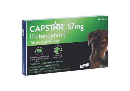 CAPSTAR 57 mg Tabletten f.große Hunde (PZN 1280763)