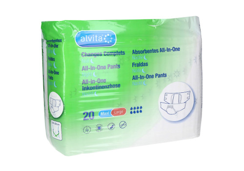 ALVITA All-in-One Inkontinenzhose maxi large Nacht (PZN 10546088)