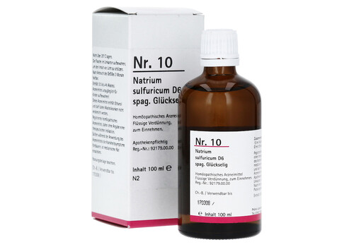 NR.10 Natrium sulfuricum D 6 spag.Glückselig (PZN 459589)
