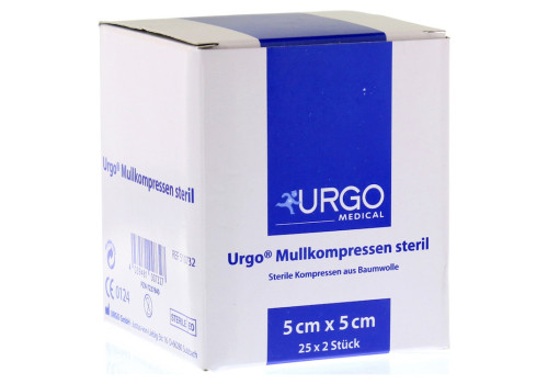 URGO MULLKOMPRESSEN 5x5 cm steril (PZN 7237840)