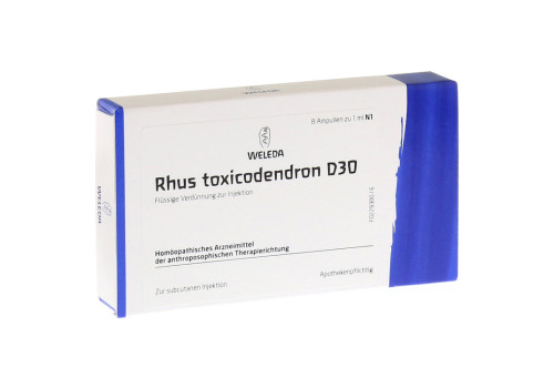 RHUS TOXICODENDRON D 30 Ampullen (PZN 1625908)
