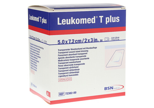 LEUKOMED transp.plus sterile Pflaster 5x7,2 cm (PZN 1051040)