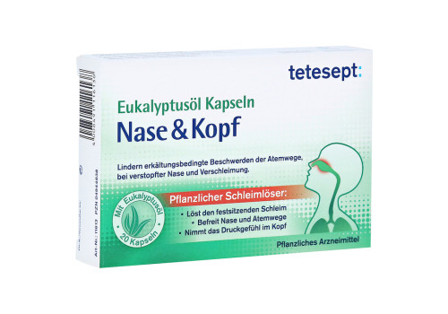 TETESEPT Eukalyptusöl Kapseln Nase & Kopf (PZN 4944838)