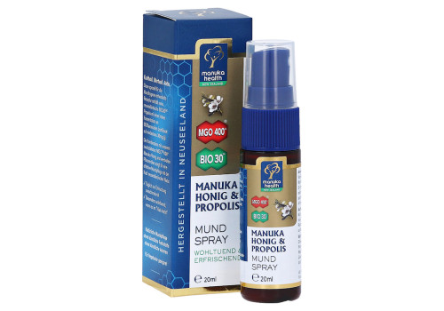 MANUKA HEALTH MGO 400+ Manuka & Propolis Mundspray (PZN 15875023)