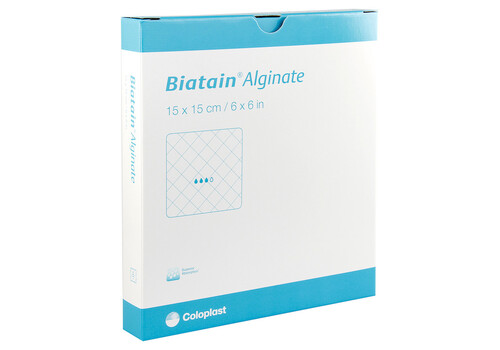 BIATAIN Alginate Kompressen 15x15 cm (PZN 1406419)