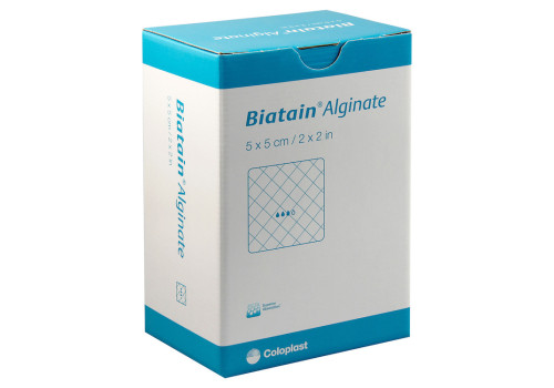 BIATAIN Alginate Kompressen 5x5 cm (PZN 1406365)