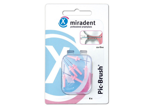MIRADENT Interd.Pic-Brush Ersatzb.xx-fein pink (PZN 2172366)